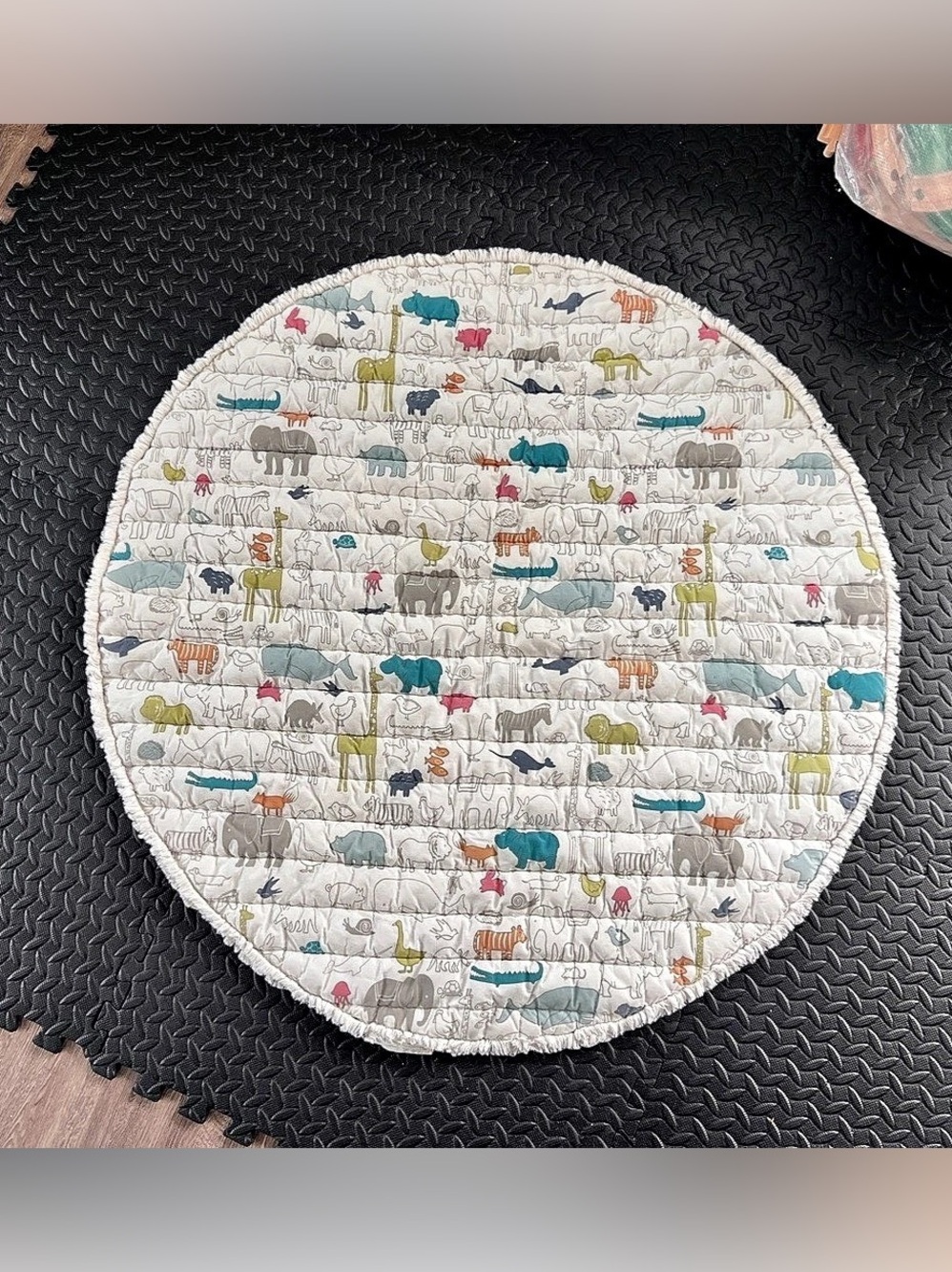 Pehr Quilted Play Mat - Noah's Ark & Stars